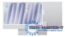 IMac 24 cale: M4 10/10, 16GB, 256GB SSD - Srebrny Nano