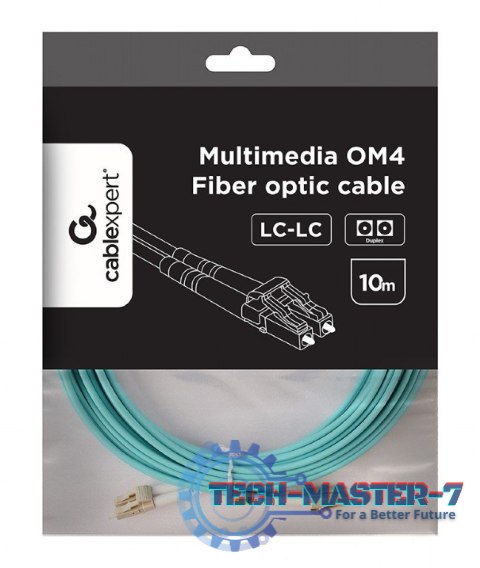Kabel światłowodowy wielomodowy duplex OM4 50/125,LC/LC,10m Kabel światłowodowy wielomodowy duplex OM4 50/125,LC/LC,10m