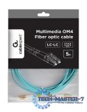 Kabel światłowodowy wielomodowy duplex OM4 50/125, LC/LC, 5m