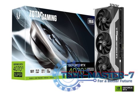 Karta graficzna GeFroce RTX 4070 Ti SUPER SOLID 16GB GDDR6X 256bit Karta graficzna GeFroce RTX 4070 Ti SUPER SOLID 16GB GDDR6X 256bit