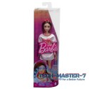 Lalka Barbie Fashionistas brunetka z falowanymi włosami
