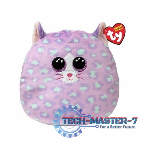 Maskotka TY Squishy Kot 22 cm