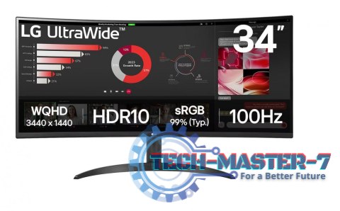 Monitor LG 34WR50QK-B 34 cale IPS