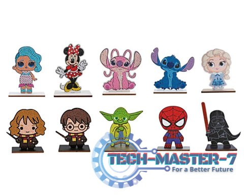 Mozaika diamentowa Crystal Art Buddies Figurka 2D Stitch Angel Mozaika diamentowa Crystal Art Buddies Figurka 2D Stitch Angel