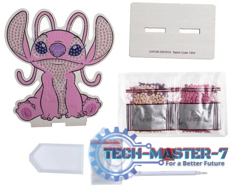 Mozaika diamentowa Crystal Art Buddies Figurka 2D Stitch Angel Mozaika diamentowa Crystal Art Buddies Figurka 2D Stitch Angel