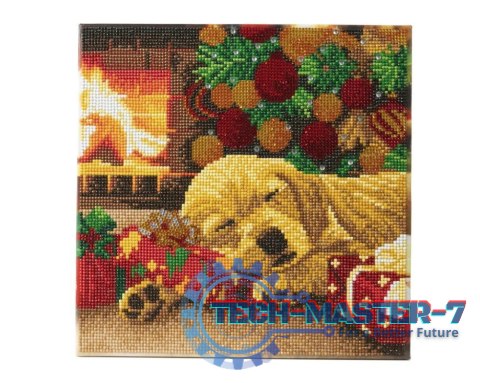 Obraz Crystal Art Pies Śpiący Labrador Obraz Crystal Art Pies Śpiący Labrador
