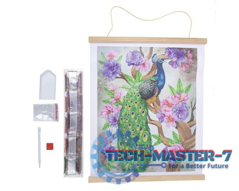 Plakat Crystal Art Paw i Piwonia Plakat Crystal Art Paw i Piwonia