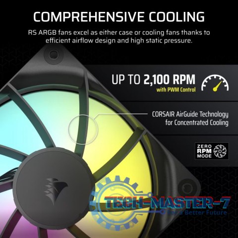 Wentylator RS120 ARGB 120mm Fan Triple Pack Wentylator RS120 ARGB 120mm Fan Triple Pack