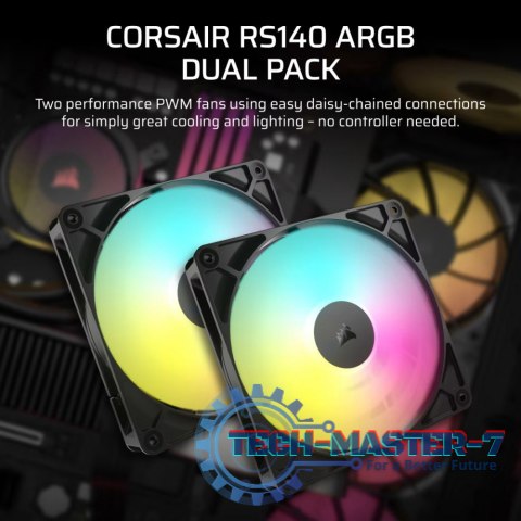 Wentylator RS140 ARGB 140mm Fan Single Pack Wentylator RS140 ARGB 140mm Fan Single Pack