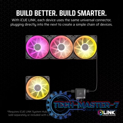 Wentylator iCUE LINK LX140 RGB 140mm Single Fan Wentylator iCUE LINK LX140 RGB 140mm Single Fan