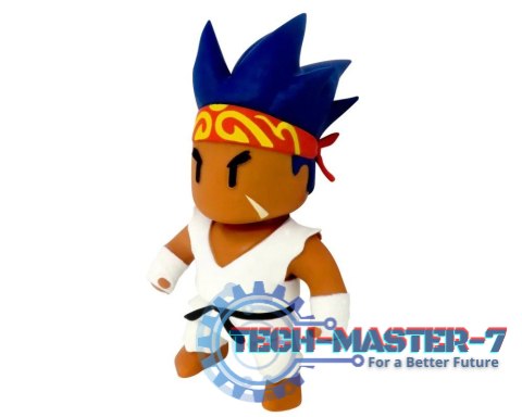 Figurka Gumostwory Strumble Guys Sensei Firefist