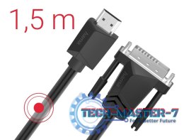 Kabel HDMI DVI/D 4k 1,5m