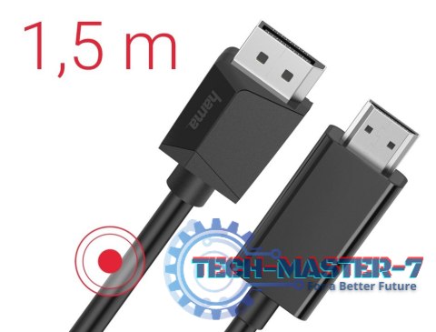 Kabel displayport HDMI 4k 1,5m Kabel displayport HDMI 4k 1,5m