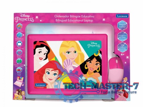 Laptop edukacyjny Disney Księżniczki Dwujęzyczny PL/ ENG 124 aktywności Laptop edukacyjny Disney Księżniczki Dwujęzyczny PL/ ENG 124 aktywności