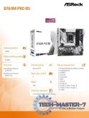 Płyta główna B760M Pro RS s1700 4DDR5 DP/HDMI mATX