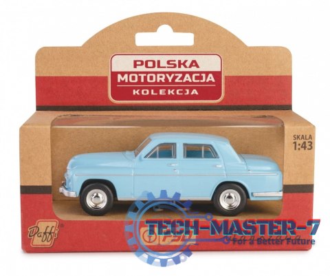Pojazd PRL Warszawa 223 niebieski