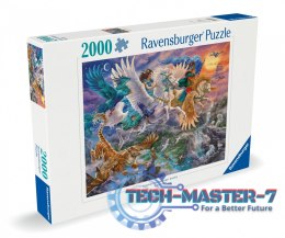 Puzzle 2000 elementów Fantazja Pegaz