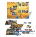 Puzzle 3w1 Dzikie zwierzęta gra memory