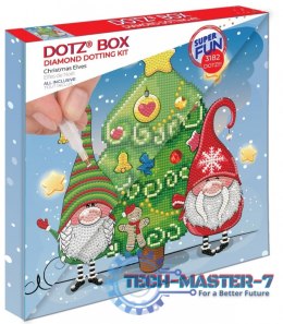 Zestaw Diamond Dotz Elfy Bożonarodzeniowe