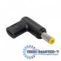Adapter 5.5 X 2.5 wtyczka do zasilacza uniwersalnego AK-ND-C01 USB-C / 5.5 X 2.5 mm