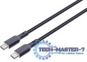 CB-KCC101 kevlarowy kabel USB C - USB C | 1m | 5A | 100W PD | 20V