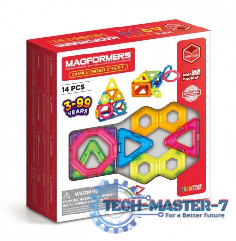 Klocki magnetyczne Challenger 14 elementów