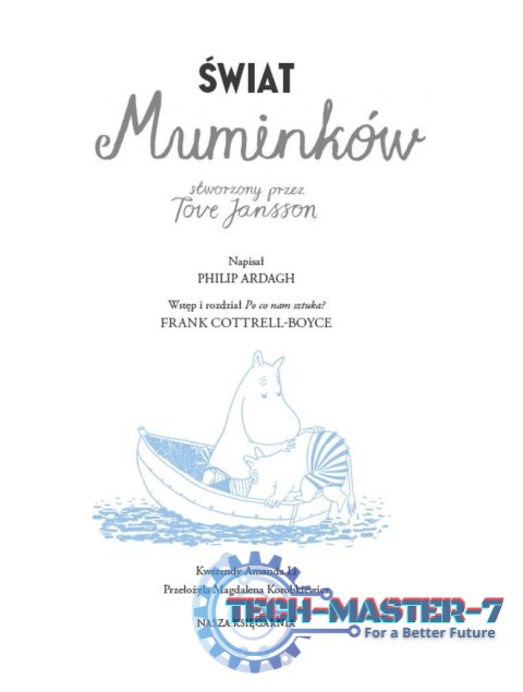 Książeczka Świat Muminków stworzony przez Tove Jansson Książeczka Świat Muminków stworzony przez Tove Jansson