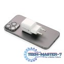 Ładowarka sieciowa GaN 1X USB, 1X USB-C 20W QC3.0 Biała