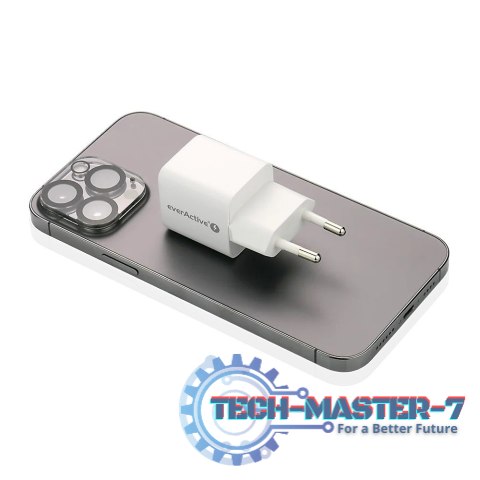 Ładowarka sieciowa GaN 1X USB, 1X USB-C 20W QC3.0 Biała Ładowarka sieciowa GaN 1X USB, 1X USB-C 20W QC3.0 Biała