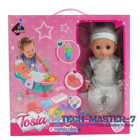Lalka Tosia z wanienką