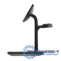 MagScape Ładowarka Indukcyjna 3w1 MagSafe magnetyczna Czarna