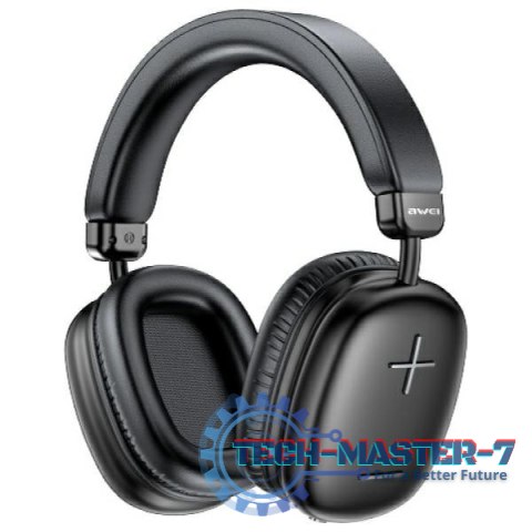 Słuchawki Bluetooth nauszne AT6 Czarne