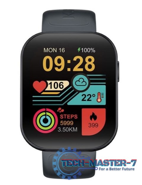 Smartwatch U6 1.96 cala 300 mAh Czarny Smartwatch U6 1.96 cala 300 mAh Czarny