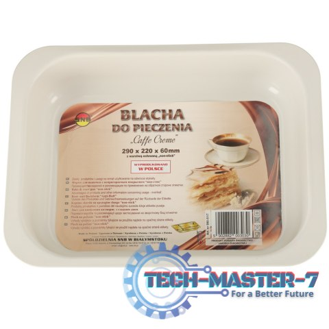 Blacha do pieczenia tortownica forma do ciast wypieków tłoczona 29cm x 22cm x 6cm brązowa Blacha do pieczenia tortownica forma do ciast wypieków tłoczona 29cm x 22cm x 6cm brązowa