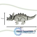 Dinozaur Triceratops zabawka interaktywna na baterie chodzi świeci ryczy