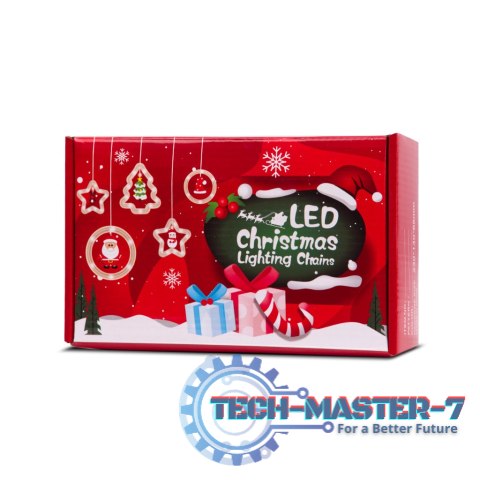 Kurtyna LED na okno girlanda świąteczna choinkowa 3 m 125 LED Kurtyna LED na okno girlanda świąteczna choinkowa 3 m 125 LED