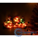Lampki LED wisząca dekoracja okna świąteczna Merry Christmas XXL 45cm