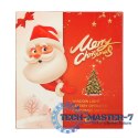 Lampki LED wisząca dekoracja świąteczna okna bałwanek 49cm przyssawka 10 LED