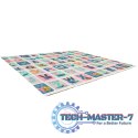 Mata edukacyjna piankowa dwustronna składana alfabet zwierzęta 180 x 200 cm
