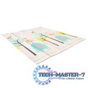 Mata edukacyjna piankowa dwustronna składana słonie alfabet 180 x 200 cm