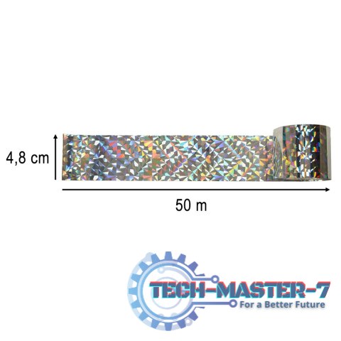 Odstraszacz ptaków taśma odblaskowa odstraszająca ptaki 5cm x 50m 5 sztuk Odstraszacz ptaków taśma odblaskowa odstraszająca ptaki 5cm x 50m 5 sztuk