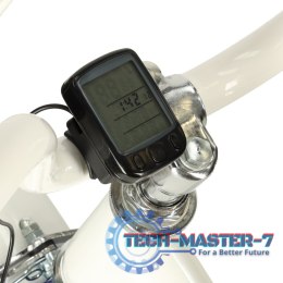 Licznik rowerowy RALLEX wodoodporny przewodowy prędkościomierz podświetlany 25w1 LCD