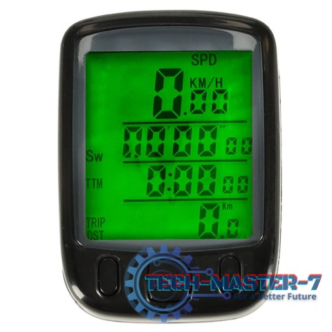 Licznik rowerowy RALLEX wodoodporny przewodowy prędkościomierz podświetlany 25w1 LCD Licznik rowerowy RALLEX wodoodporny przewodowy prędkościomierz podświetlany 25w1 LCD