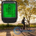Licznik rowerowy RALLEX wodoodporny przewodowy prędkościomierz podświetlany 25w1 LCD