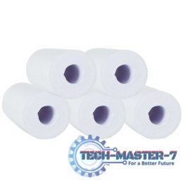 Rolki papier wkład termiczny do mini drukarki 57mm x 4,5m 5 sztuk