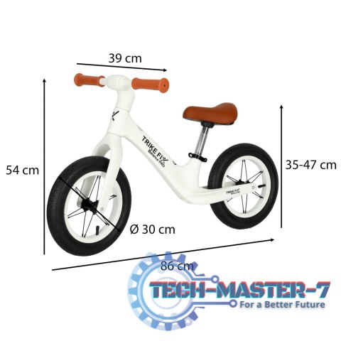 Rowerek biegowy Trike Fix Balance PRO biały lekki 3kg Rowerek biegowy Trike Fix Balance PRO biały lekki 3kg