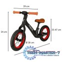 Rowerek biegowy Trike Fix Balance PRO czarny lekki 3kg