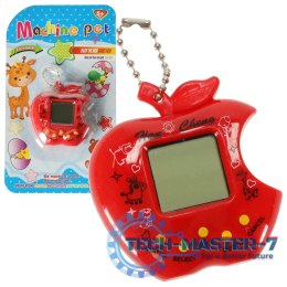 Tamagotchi gra elektroniczna dla dzieci jabłko czerwony