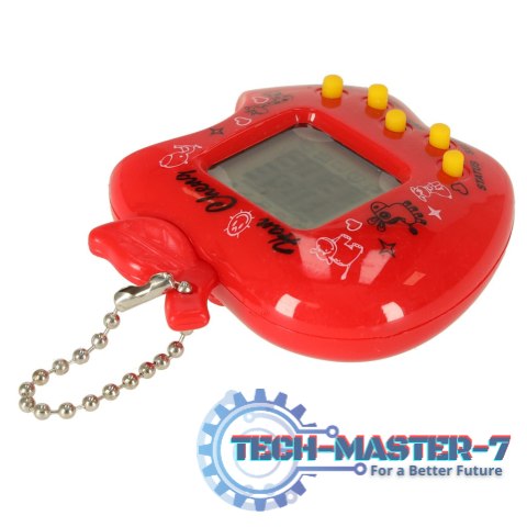 Tamagotchi gra elektroniczna dla dzieci jabłko czerwony Tamagotchi gra elektroniczna dla dzieci jabłko czerwony