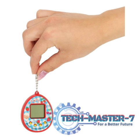 Tamagotchi gra elektroniczna dla dzieci jajko czerwony Tamagotchi gra elektroniczna dla dzieci jajko czerwony